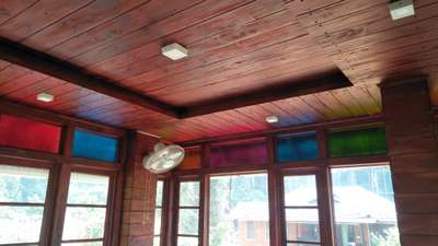 wooden ceiling
