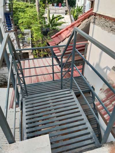 staircase work  #SteelStaircase #outdoor #