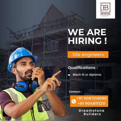 Urgently Needed site engineers or supervisors in Ernakulam
please contact