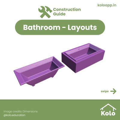Have a look at different furniture layouts of the bathroom for your home.

Which one would work out for you best?
Hit save on our posts to refer to later.

Learn tips, tricks and details on Home construction with Kolo Education🙂

If our content has helped you, do tell us how in the comments ⤵️

Follow us on @koloeducation to learn more!!!

#koloeducation  #education #construction #setback  #interiors #interiordesign #home #building #area #design #learning #spaces #expert #consguide #bathroom