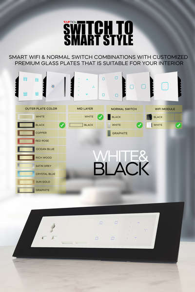 Create an Affordable Automated System Tailored to Your Interior Design Needs

ഏറ്റവും cost effective ആയ രീതിയിൽ ഓട്ടോമാഷൻ പ്ലാൻ ചെയ്യൂ
നിങ്ങളുടെ ഇന്റീരിയർ ഡിസൈനിനു അനുയോജ്യമായ Premium Glass finished switch plate, switches,and wifi smart switches, ആവശ്യാനുസരണം customized ആയിക്കൊണ്ട് ലഭ്യമാണ്,

Advantages:-

© ഇന്റീരിയറിന് ചേരുന്ന രീതിയിലുള്ള കളർ കോമ്പിനേഷൻസ് തിരഞ്ഞെടുക്കാം
© ഏതൊരു ഇലക്ട്രിഷനും സാധാരണ സ്വിച്ച് ഇൻസ്റ്റാൾ ചെയ്യുന്നപോലെത്തന്നെ wifi സ്വിച്ച് ഇൻസ്റ്റാൾ ചെയ്യുവാൻ സാധിക്കുന്നു 
© സെലക്റ്റീവ് ആയിക്കൊണ്ട് ആവശ്യമുള്ള switches മാത്രം Automation ചെയ്യുന്നതുകൊണ്ട് തന്നെ
ചെറിയ ബഡ്ജറ്റിൽ വർക്ക് കംപ്ലീറ്റ് ചെയ്യുവാൻ സാധിക്കുന്നു
© ആവശ്യമുള്ളപ്പോൾ ഭാവിയിൽ അധികമായി സ്വിച്ചുകൾ ഓട്ടോമാഷൻ ചെയ്യുവാൻ, നൽകിയിട്ടുള്ള നോർമൽ സ്വിച്ച്
wifi module ആയിട്ട് ചേഞ്ച്‌ ചെയ്താൽ മതി
© Availability,Universal clipping
മാർകെറ്റിൽ അവൈലബിൾ ആയിട്ടുള്ള സ്വിച്ച് clipping സിസ്റ്റം ആയതുകൊണ്ട് എല്ലാ കാലവും Swithes, Smart Switches, Plates എല്ലാം ഓപ്പൺ മാർകെറ്റിൽ അവൈലബിൾ ആയിരിക്കും

കൂടുതൽ വിവരങ്ങൾക്കായി 
+919988443302