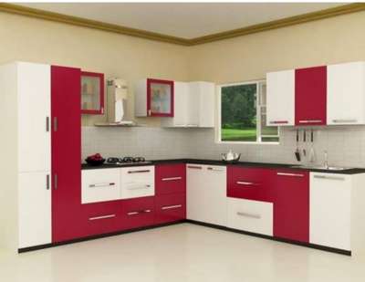 #Modular Kitchen Almirah LED Panel Mandir Door Window  # #wooden interior #