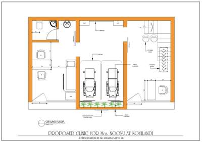 Proposed Clinic for Mrs. Noonu at Koyilandi.  #plandesigning #clinic #architecturedesigns #Kozhikode #calicutdesigners