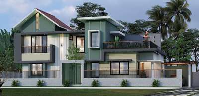 3d design 
WhatsApp 9746396847
 #HouseDesigns  #keralahomeplans  #ContemporaryHouse