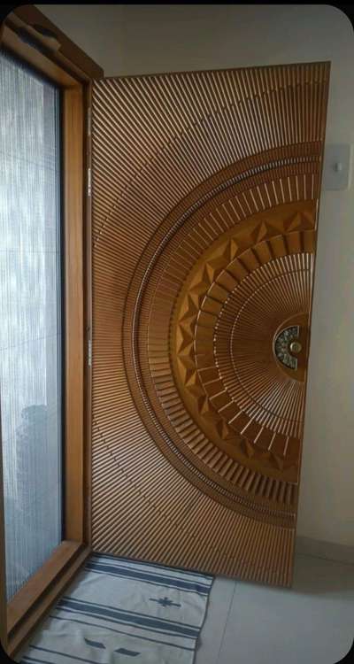 Main entry door in cnc design with polish finish
#csinteriors