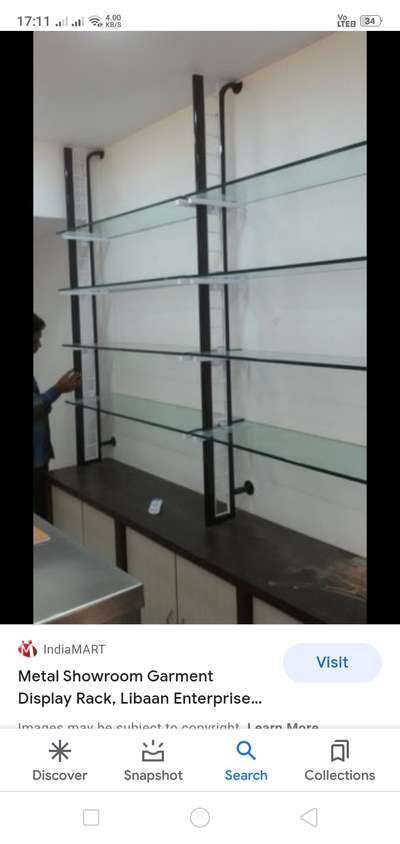 glass and wood display system