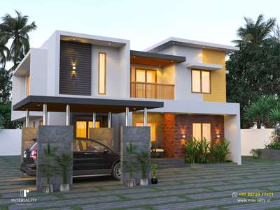*Home 3D Design 2000-2500 sqft*
2 side views with Landscape