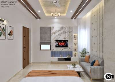 Bedroom design by
Mk design & Consultant
Muzaffarnagar 
 #MasterBedroom  #BedroomDecor  #BedroomDesigns  #BedroomIdeas  #BedroomCeilingDesign  #InteriorDesigner  #HomeDecor
