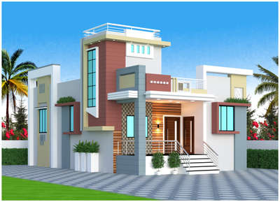Project for Mr Suresh G  #  Sujangarh
Design by - Aarvi Architects (6378129002)