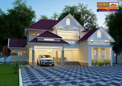 #ProposedColonialStyle Design for Mr: Musthafa##4BHK## Location:  #Cheriparambu,  #Wandoor