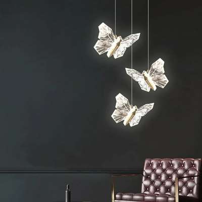 butterfly pendant light #butterfly  #hanging  #warmlight  #GOLDEN