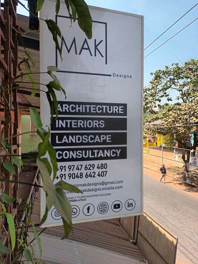 MAK DESIGNS 

Architecture/Interiors/Landscape/Consultancy 
Calicut Road 1st Floor Kuruppath building  Edavannappara( 673640)
+91 9747629480 , +91 6238394529



YouTube Channel:   http://youtube.com/channel/UCeV4Qii3wUiIJtAOestyYGQ
 


Instagram:
https://www.instagram.com/makdesignse/#


Facebook:
http://facebook.com/infoto.makdesigns


Website:
http://infotomakdesigns.wixsite.com/website


Email: 
Infoto.makdesigns@gmail.com 
 

Office Location:
https://maps.app.goo.gl/bNwQZSnt1KywtZw37