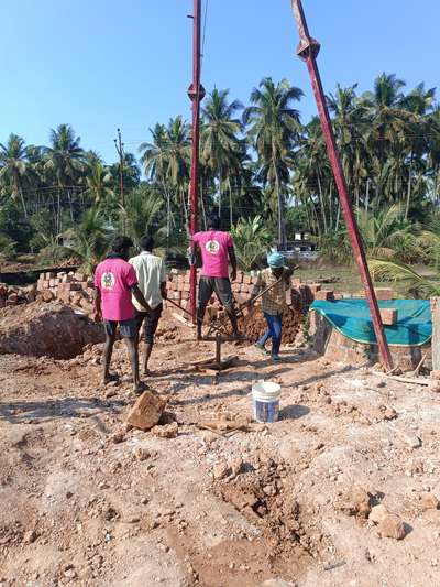 Auger pile foundation Work Kasaragod for filled soil