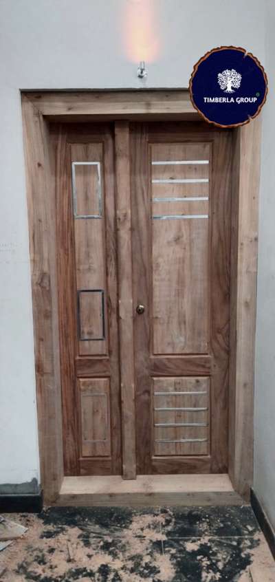 Teak Double Door