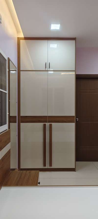 Two Door Wardrob with Loft : 
 #WardrobeIdeas  #WardrobeDesigns  #CustomizedWardrobe  #HomeDecor