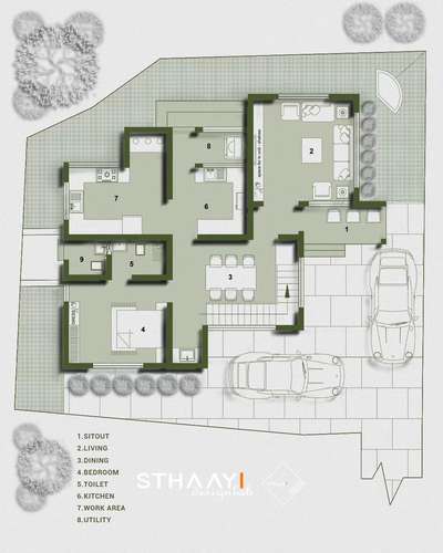 #Repost @sthaayi_design_lab
3BHK Home Plan 🏡 | 3BHK | 2 PARKING  Details 👇

Ground Floor 
● Sitout 
● Living 
● Dining 
● Stair
● 1st Bedroom attached with Dressing
● Kitchen 
● Work-Area
● Utility 
● C-Toilet

First Floor 
● 2nd Bedroom attached,Dressing,
● 3rd Bedroom attached ,Dressing,
● Study Space 
● Balcony 
.
.
.
#sthaayi_design_lab #sthaayi 
#floorplan | #architecture | #architecturaldesign | #housedesign | #buildingdesign | #designhouse | #designerhouse | #interiordesign | #construction | #newconstruction | #civilengineering | #realestate #kerala #budgethome #keralahomes #1917