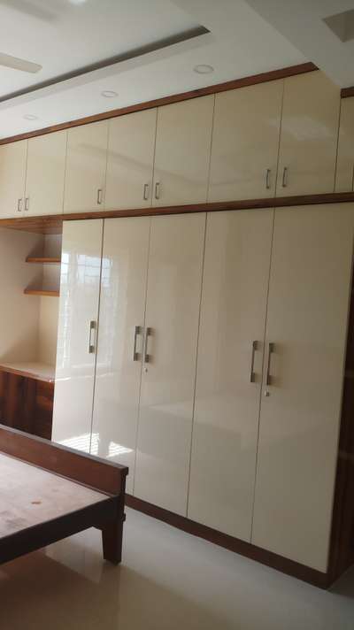 Wardrobes  in a villa house.