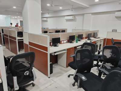 Recently finished this office interiors with workstations and all other amenities  #officeinteriors #InteriorDesigner #Architectural&Interior #interiorcontractors #Architect #architecturedesigns #Architectural&Interior