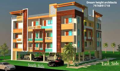 3Bhk residential apartment in Sikar ..Designed by Dream height architects.
contact us -7976891718