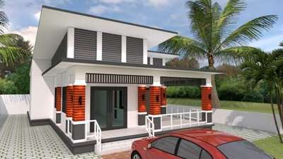 #Designs 
Bungalow House Design 9×13.5 Meter With 3 Bedrooms.