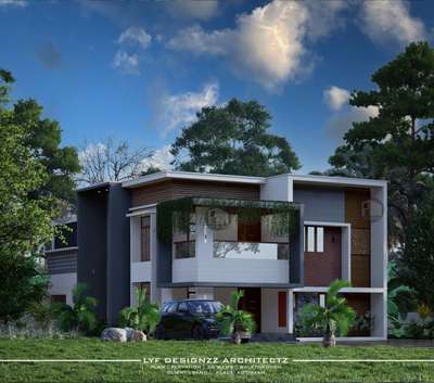 Boxy style residence 
Exterior design work of residence 
.
.
Type: residential 
Client: Sanoj 
Place: Kottayam 
Area: 2795sqft
.
.
#homedesign #homedecor #interiordesign #design #home #interior #architecture #decor #homesweethome #interiors #decoration #furniture #interiordesigner #homedecoration #interiordecor #luxury #art #interiorstyling #homestyle #livingroom #inspiration #designer #handmade #homeinspiration #homeinspo #house #realestate #kitchendesign #style #homeinteriordesigncompany