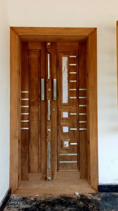 Teak Door with teak Paneling