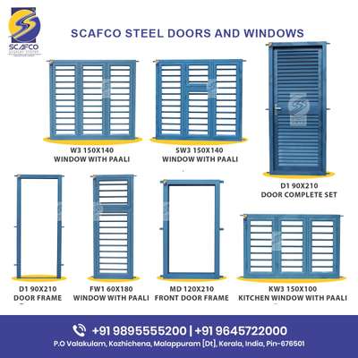 വീടിന്റെ സുരക്ഷക്ക് ഉരുക്കിന്റെ കരുത്തോട് കൂടി scafco steel window & scafco product കൾ സ്വന്തമാക്കാം.
ഇപ്പോൾ തന്നെ കോൺടാക്ട് ചെയ്യൂ.

contact us to know more: 9895555200