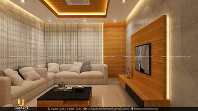 PROPOSED LIVING ROOM INTERIORS @THOTTADA , KANNUR