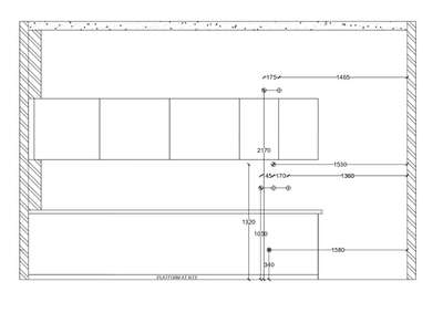 L-shaped kitchen