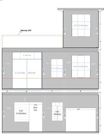 looking for exterior and interior services for my independent house in Sector XU1, Greater Noida.
attached is the floor plan and the elevation.