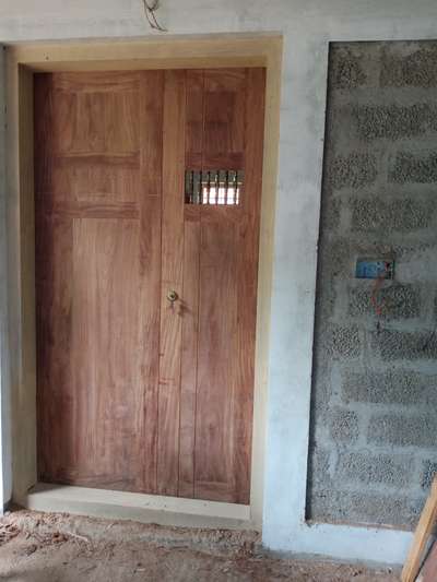 Teak double door 
 #maindoor