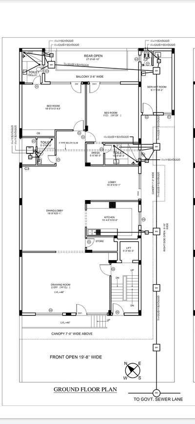 #Site Working drawing