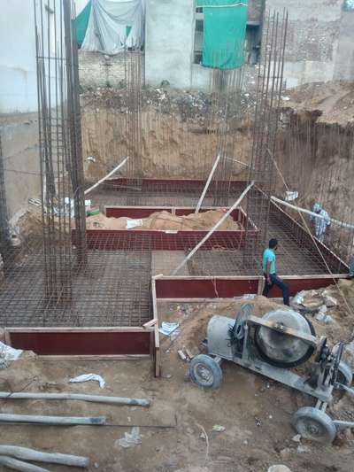 my new project in Jaipur basement RCC wall par cost rate just sleb rate helf to 6 floor start