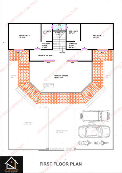 50'X60' OUT HOUSE FIRST FLOOR PLAN. Contact us for Technically correct, Realistic, Implementable Plans in reasonable price. #FloorPlans #autocadplanning #planning #workingdrawing