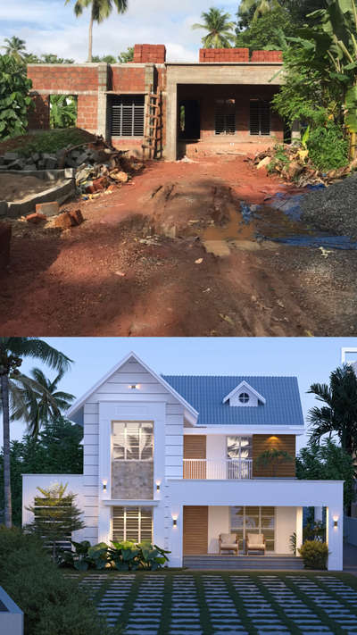 For mr Jijo George 
 #KeralaStyleHouse  #ElevationHome  #keralaarchitectures  #Architectural&Interior  #exterior_Work  #InteriorDesigner  #homeconstruction  #ElevationHome