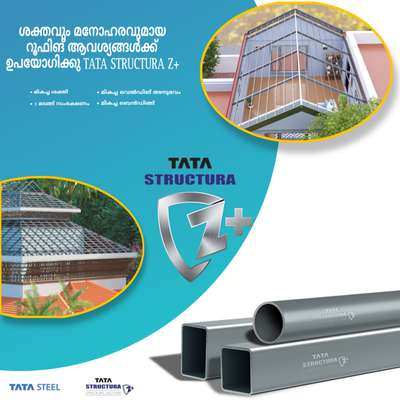 The Tata Structura Z+ steel hollow sections have a galvanized coating thickness of 360 GSM zinc. The protection of zinc layer provides high durability even in harsh corrosive environment.
#fabricators #RoofingIdeas #trussroof #TATA_STEEL #tatastructura