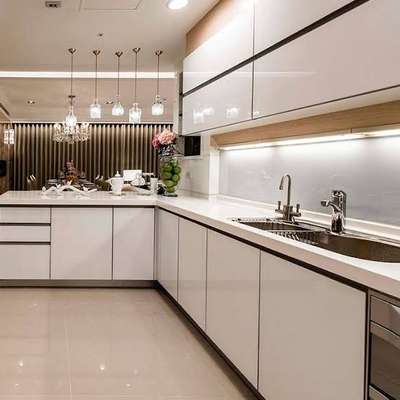 #modularkitchen #uniquedesign #KitchenIdeas #LShapeKitchen