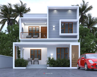 new budget home 🥰
.
.
#exterior_Work #exterior3D #kerala_architecture #architecturedesigns #minimal #ContemporaryHouse #ContemporaryDesigns #naturalstones #jallybrick #plants #spotlights