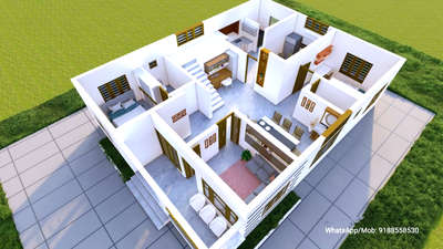 3D Floor Plan
1400 SQFT
2BHK


 #floorplan  #2BHKHouse #1400sqft #3d #three
