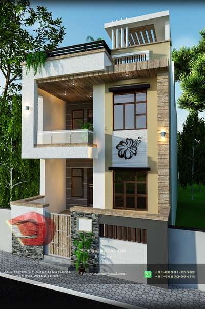 3d design for Mr.Rakesh ji Ujjain MP.  #HouseDesigns  #nakshadesign  #vrayrender  #3dsmax  #realistic  #InteriorDesigner  #birdview  #15x50