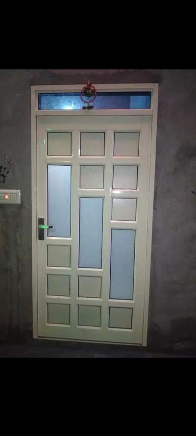 #alminiumdoor bad room door finishing work contact me 9625256658