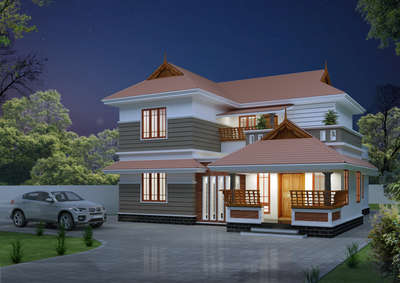 കൊട്ടാരക്കര ഉള്ള ഒരു സുഹൃത്തിനു വേണ്ടി ചെയ്ത 25sqft ഉള്ള നാല് ബെഡ്‌റൂമോഡ് കൂടിയ design ആണ് ഇത്.