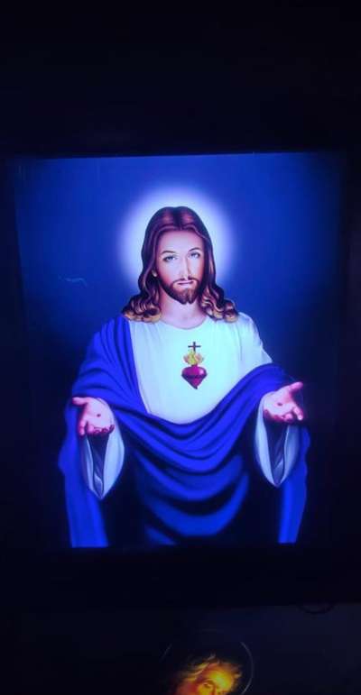 LED light photo available  #jesus  #ledphoto
 #home
 #LivingRoomDecoration