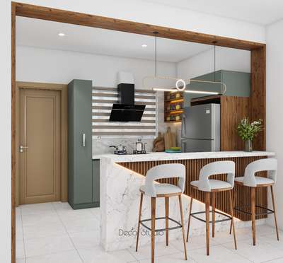 Kitchen...💫
.
.
.
.
.
 #KitchenIdeas  #ClosedKitchen  #InteriorDesigner  #KitchenInterior