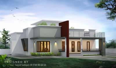 #ContemporaryHouse #SingleFloorHouse #KeralaStyleHouse