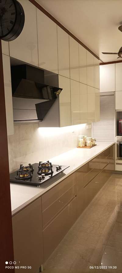 #Acrylic finished Modular kitchen