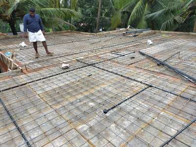 main slab concrete നുള്ള തയ്യാറെടുപ്പുകൾ