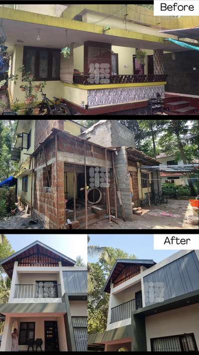 Completed Renovation Project @Pavangad, Calicut 

 #HouseRenovation #Architect #floorplan