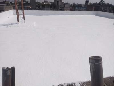 Roof terrace elastomeric waterproofing coating Roof seal.Topcoat