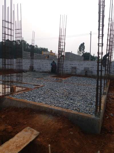 our new project  bed foundation work